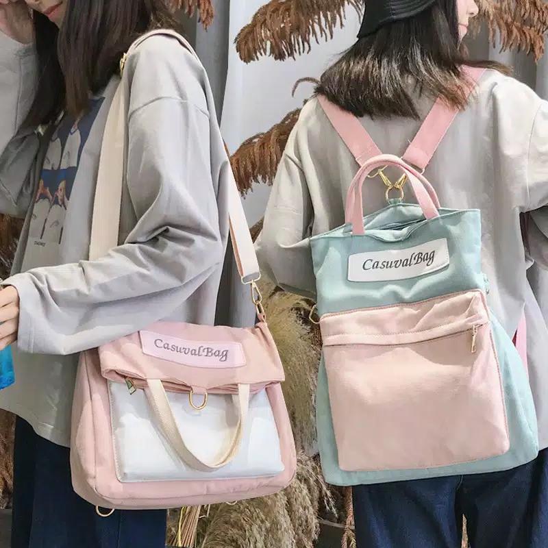 Terbaru! Casual Backapck Tas Ransel Backpack 2in1 Unik ! casual backapck tas ransel backpack 2in1 unik