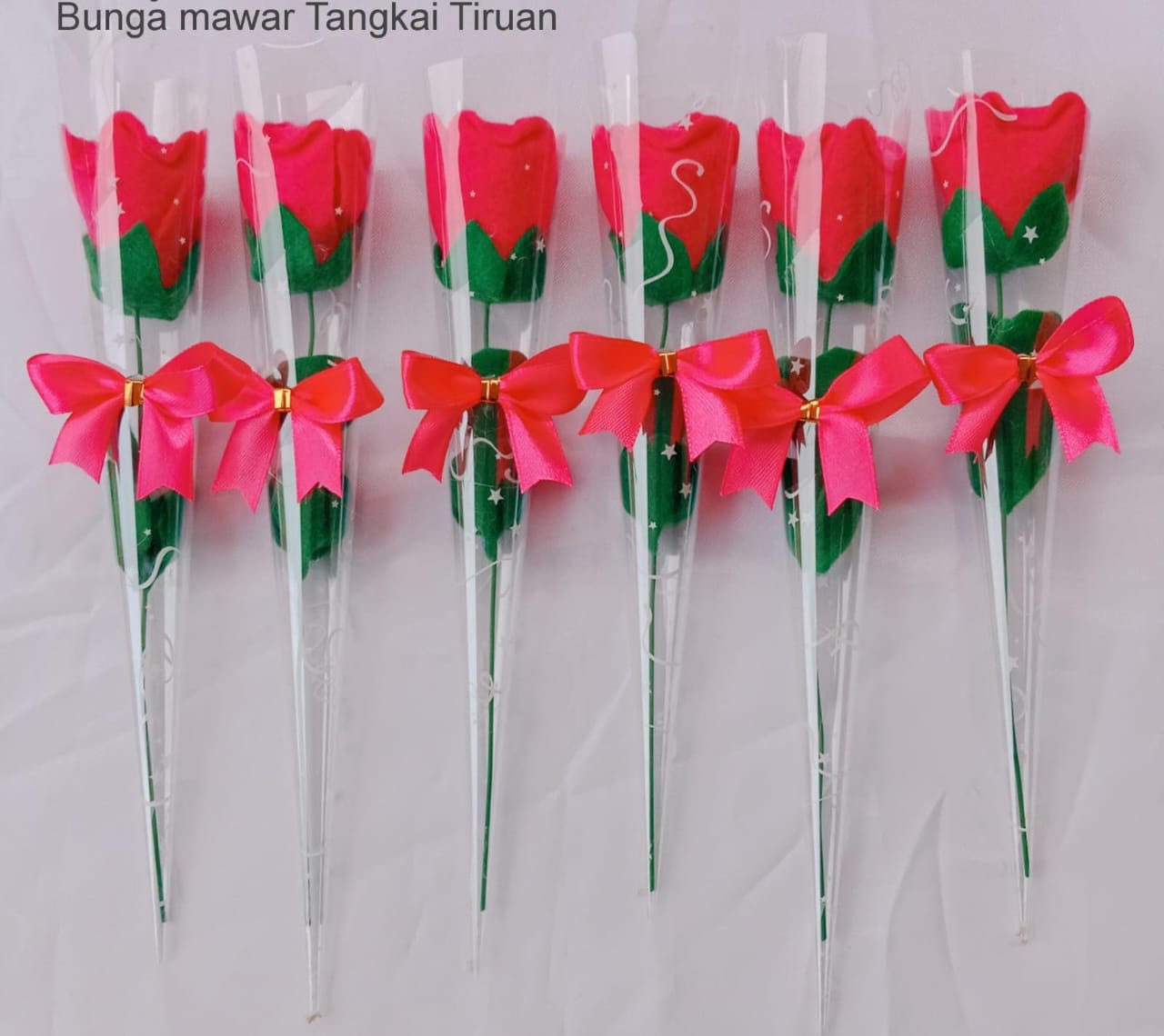 Bunga Mawar 1 Tangkai Plastik | Bunga Valentine | Bunga Mawar Palsu WARNA-WARNI | Bunga Mawar Artificial