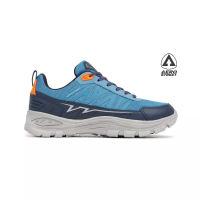 Aerostreet Trex Outdoor Shoes Unisex Abu/Biru Tua/Oranye sepatu Boots Pria Wanita Sporty Aktivitas trekking hiking gunung Ringan Empuk Tidak Licin