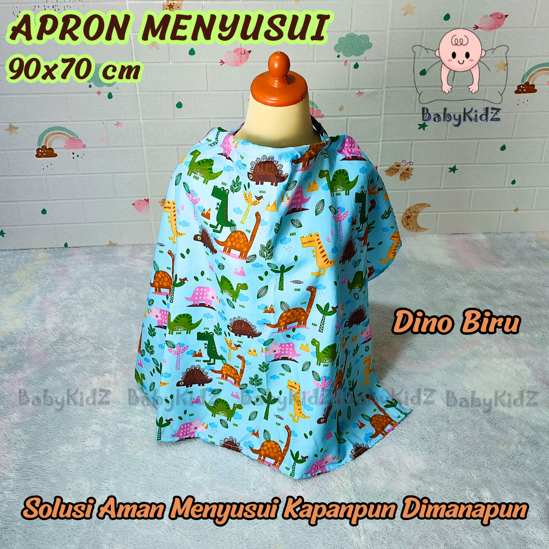 Apron Menyusui / Nursing Cover Motif Lucu | Pelindung Ibu Menyusui Bayi – Lembut Ringan & Anti Tembus Pandang