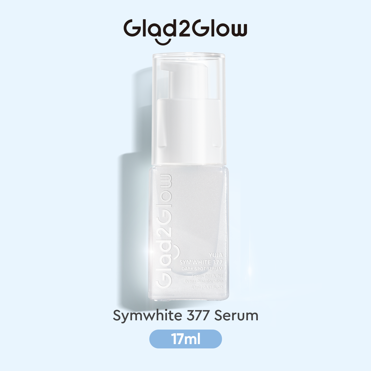 GLAD2GLOW Yuja Symwhite 377 Dark Sport Serum 17ml Facial Serum Glad2Glow Serum Wajah G2G Serum Bi...