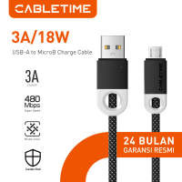 CABLETIME Kabel Micro USB 3A 18W Fast Charging Quick Charge Android Charger