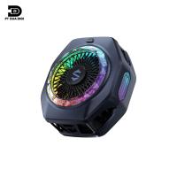 BLACK SHARK Magnetic Phone Cooler 5 Pro - 18 Addressable RGB LEDs Removable Grip APP Controlled Constant Temperature Cooling Fan for iPhone MagSafe/Android/iPad - Gaming/Streaming/Photography