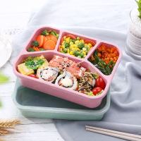 Lunch Box Kotak Bekal Bento Wheat Gandum 4 Sekat