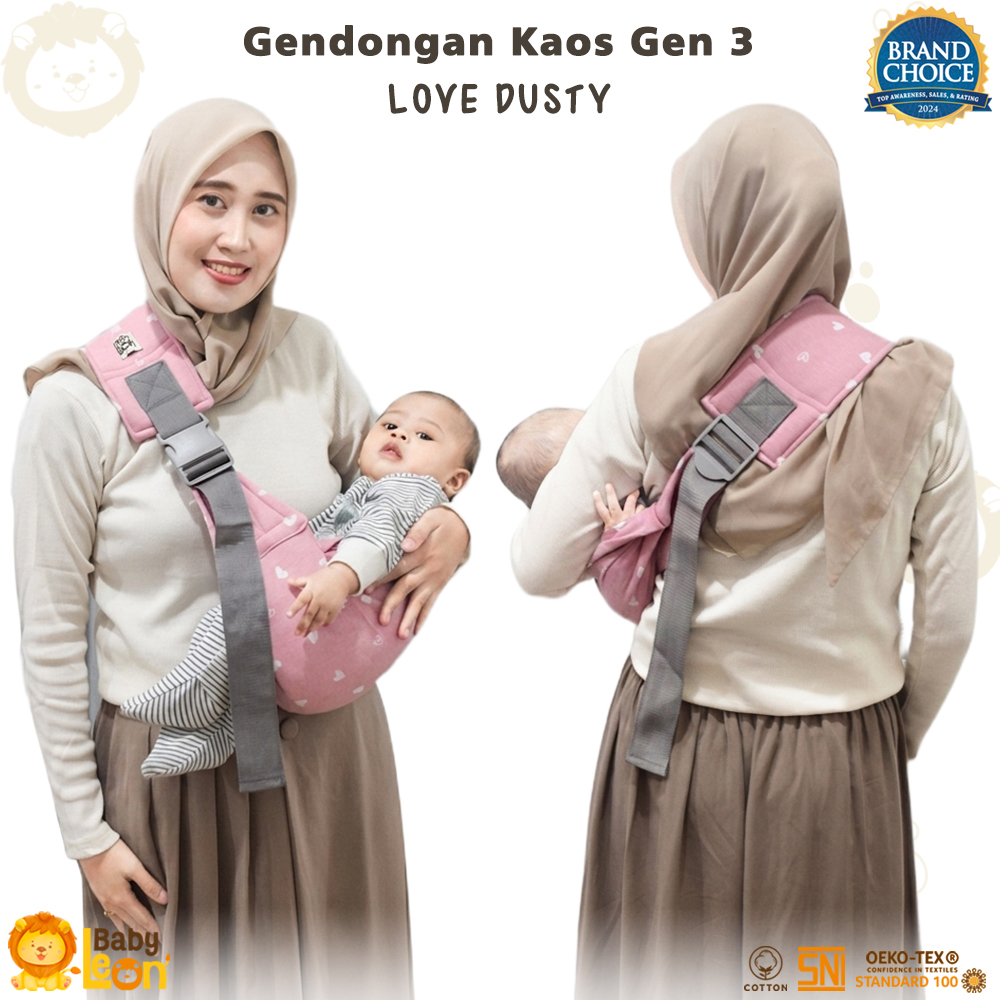 BABY LEON Geosfit Air GEN 4 (6 DETIK) Gendongan Bayi Samping SSC Gendongan Bayi Instan M Shape Newborn Perlengkapan Bayi Baru Lahir BY-44-60