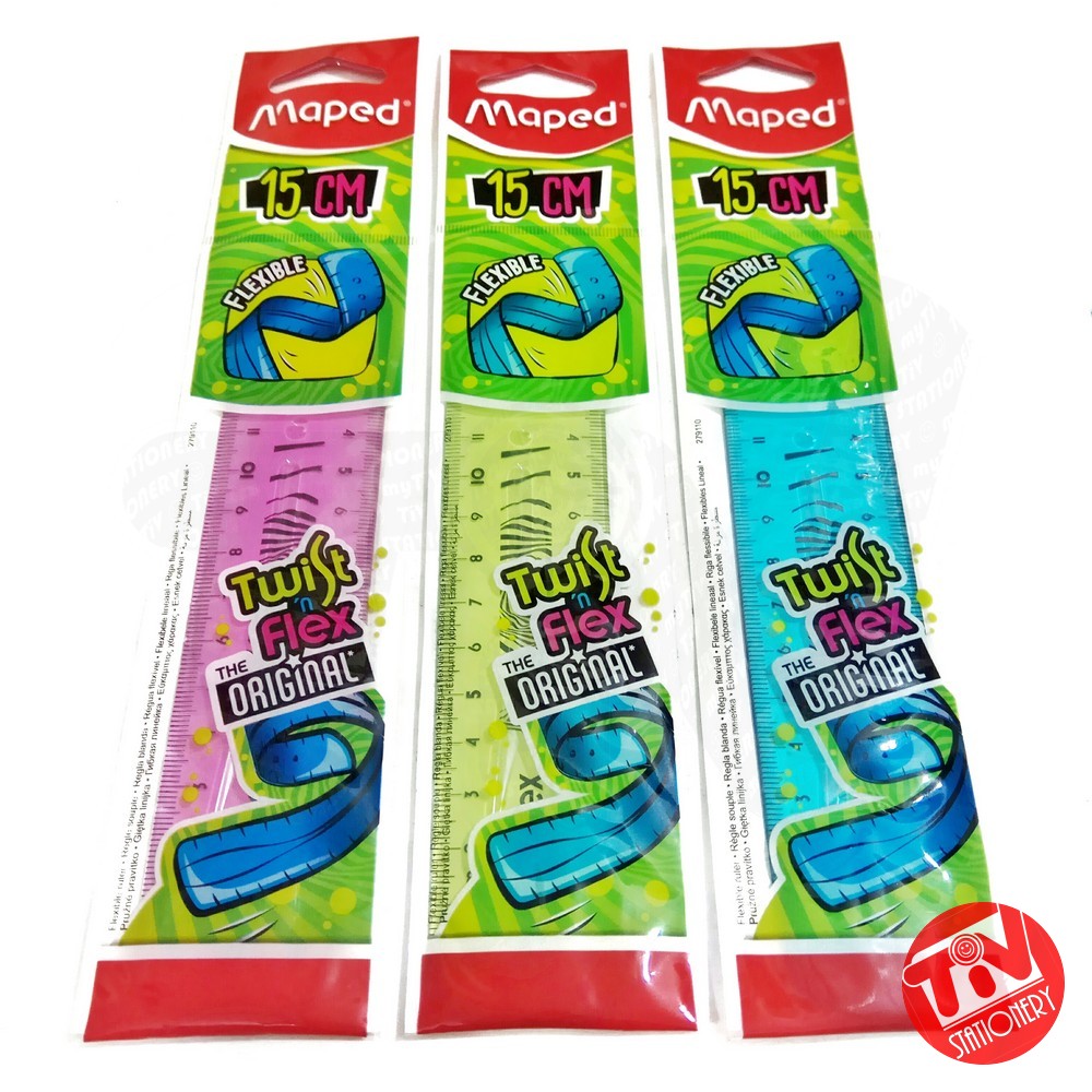 Penggaris Lentur MAPED Twist n Flex 15cm