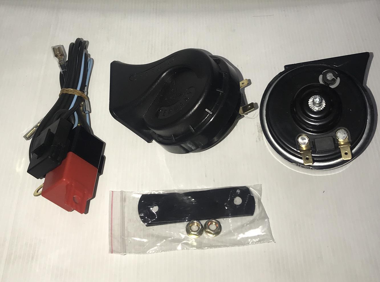 Detail Gambar Klakson Keong Dr.D.Fischer Mega Tone Horn + kabel relay komplit 71217 70447 Terbaru