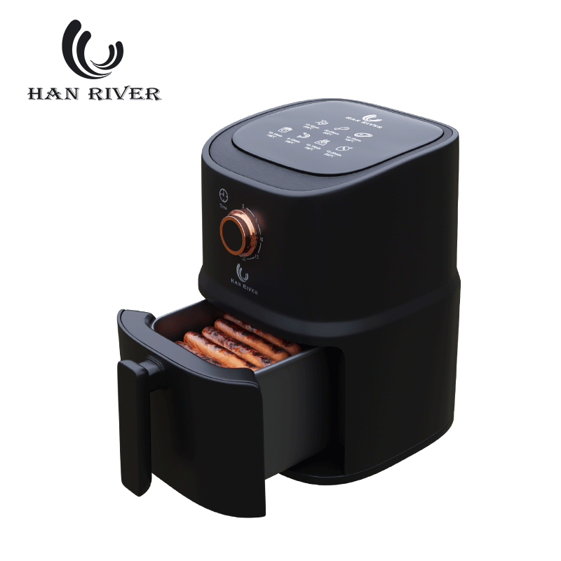 HAN RIVER Air fryer mini low watt murah 500W kapasitas 3.5L（Garansi 365 hari/bisa COD）/Mesin Peng...