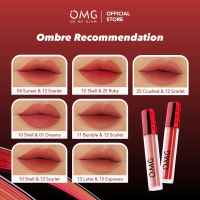 OMG MATTELAST LIPCREAM SHADE LENGKAP