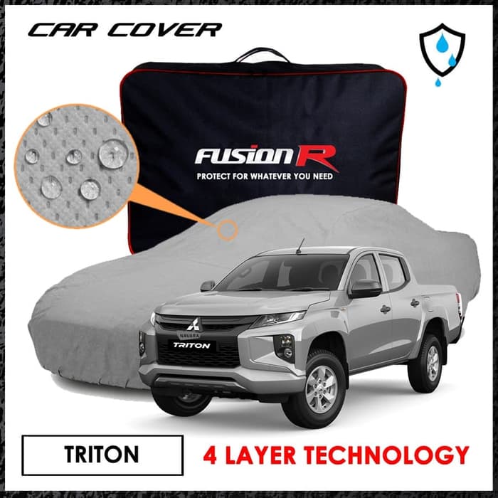 Cover Mobil TRITON 4 Layer / Body Cover TRITON 4 Lapis / Sarung Mobil TRITON / Penutup Mobil TRITON Like Krisbow Prestige