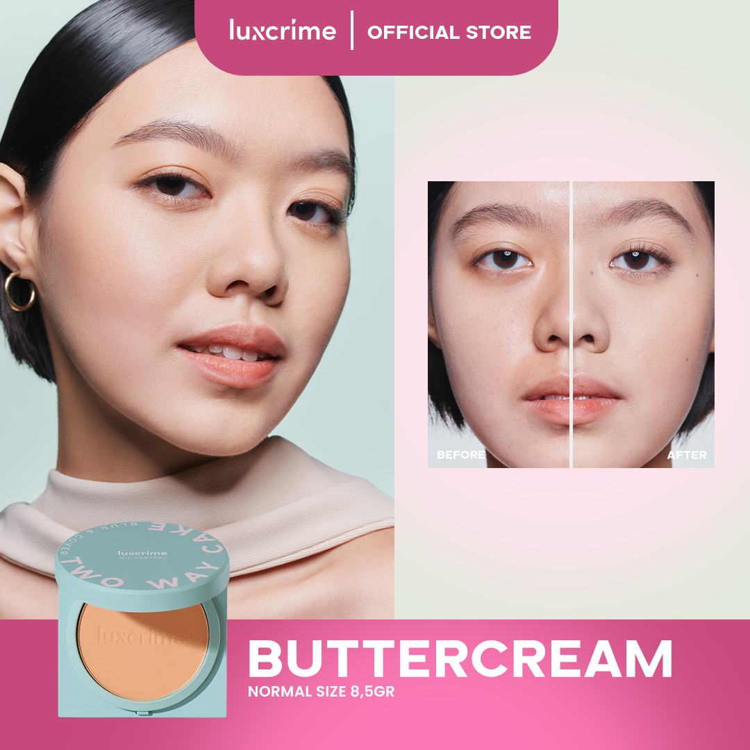 Luxcrime Blur & Cover Two Way Cake Oil Control