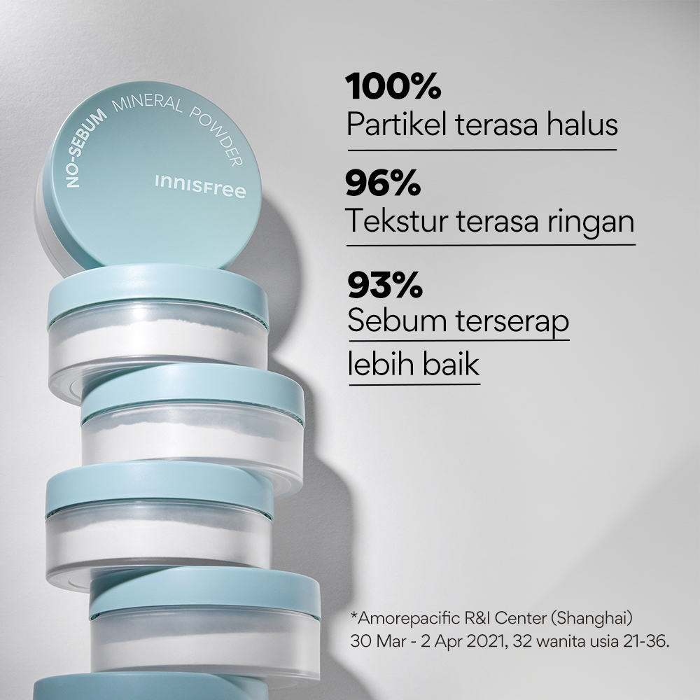 Innisfree No Sebum Mineral Powder 5g / Bedak Tabur Penahan