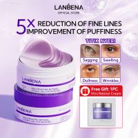 [BPOM] LANBENA Masker Mata Retinol Anti Aging + Cerahkan Lingkaran Hitam - Eye Patch Kolagen Melembapkan Eye Cream Eye masker wajah Skincare (60Pcs/30Pairs)