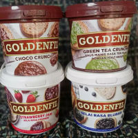 GOLDENFIL Choco Cruncy 1kg / Selai Coklat Ovomaltine / Tiramisu / Strawberry jam (1kg)
