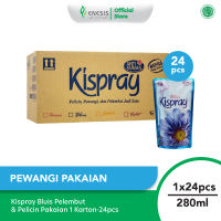 Kispray Bluis Pelembut & Pelicin Pakaian Refill Pouch 200ml isi 24 [Karton]