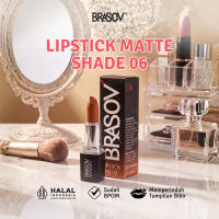 BRASOV Lipstick Matte Shade 01 - 08 Lipstik Pigmented Perona Bibir BPOM XX-CT