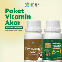 INFARM - Paket Vitamin Akar Perangsang dan Penguat Akar Nutrisi Akar Kuat Vitamin Tanaman Anti Stress 100ml Pelebat Akar Memperkuat Akar Tanaman