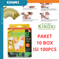 ISI 100 PCS KOYO KINOKI 10 BOX Kinoki Detox Foot Patch 10 Box (Isi 100 Pcs)