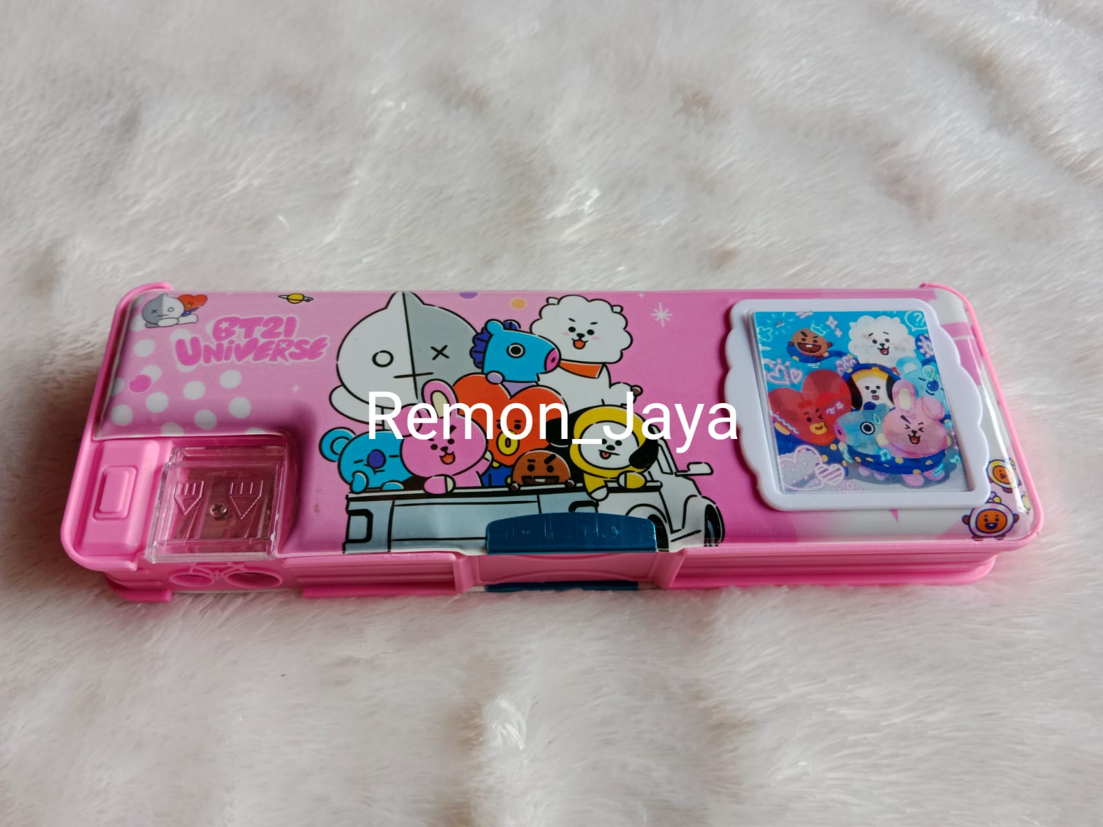 Kotak Pensil Magnet / Tempat Pensil Calculator / Karakter Kartun Banyak Pilihan