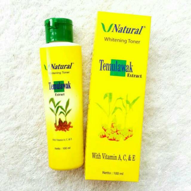 V NATURAL TEMULAWAK Whitening Toner VNatural - 100 ml