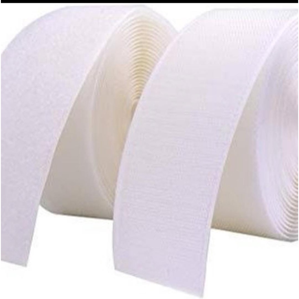 Velcro 10 cm per meter meteran perekat kain perepet murah (4 Inch)