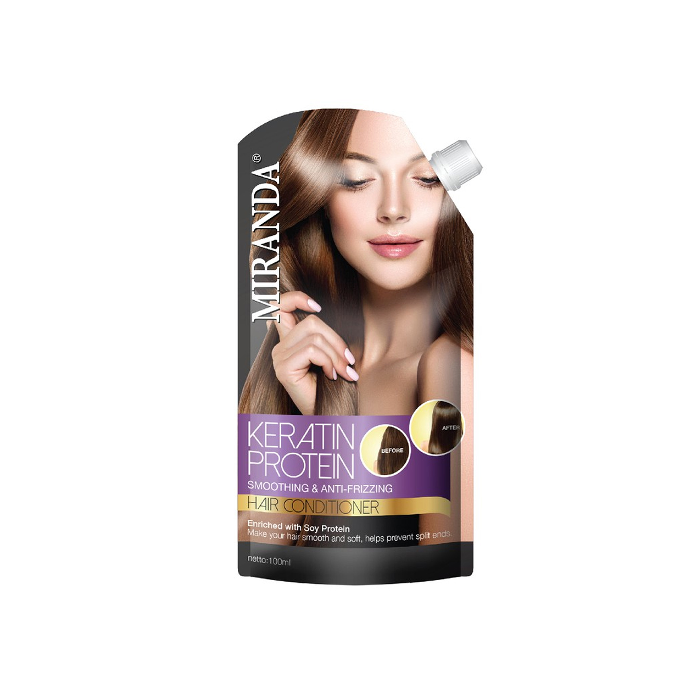Miranda Keratin Protein Hair Conditioner 100 ml / Kondisioner Protein