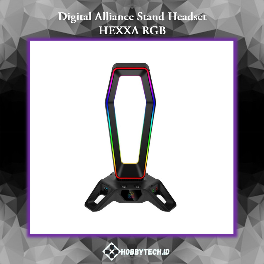 Digital Alliance Stand Headset Gaming HEXXA RGB - with USB HUB
