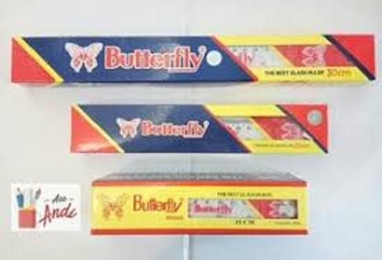 Penggaris Butterfly 30cm (12Pcs)