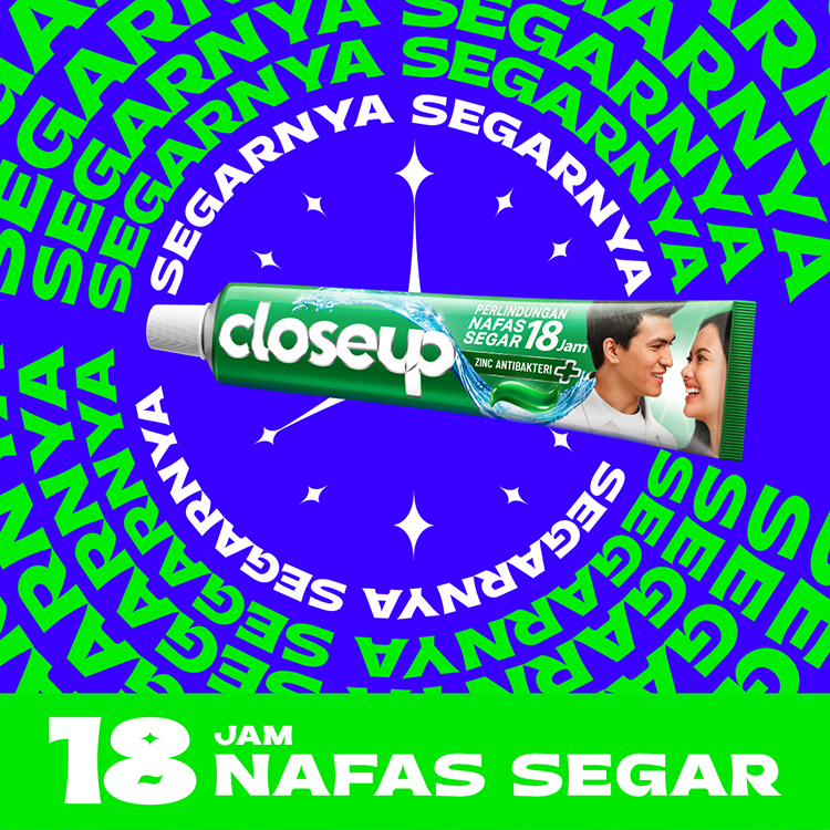 Closeup Ever Fresh Toothpaste Anti Bacterial 160gr x2