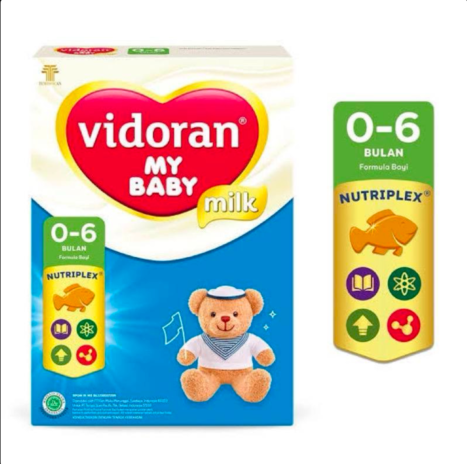 PAKET HEMAT ISI 5 BOX VIDORAN UNTUK USIA 0-6 BULAN 125 gram per box