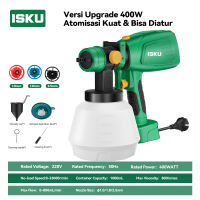 ISKU Spray Gun Cat Listrik 400W 1000ml Jumbo - Semprotan Cat Tembok & Kayu Nozzle Tembaga