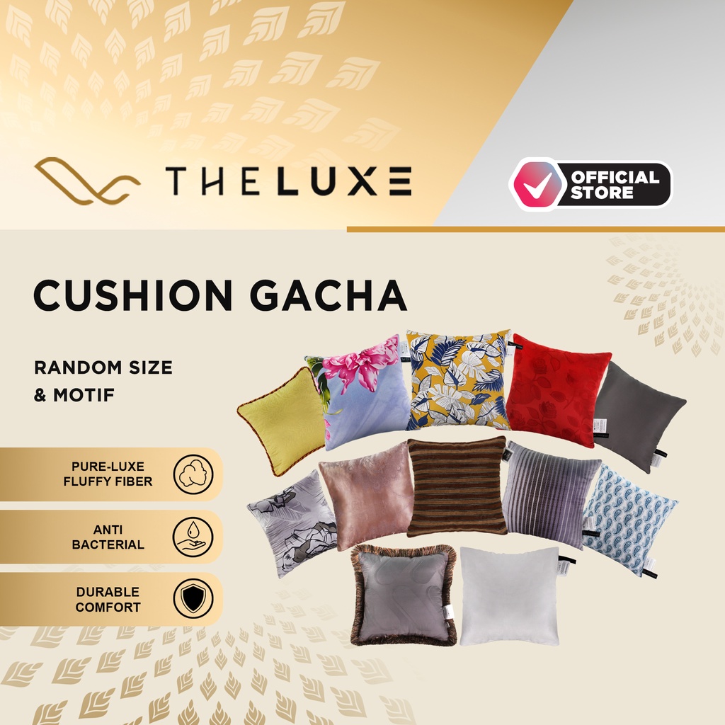 BANTAL SOFA CUSHION THELUXE GACHA RANDOM COLOUR & SIZE