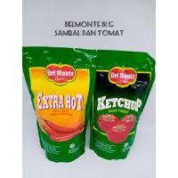 Delmonte Ketchup & Sambal Extra Hot Jus Buah 1kg - Rasa Asli Indonesia