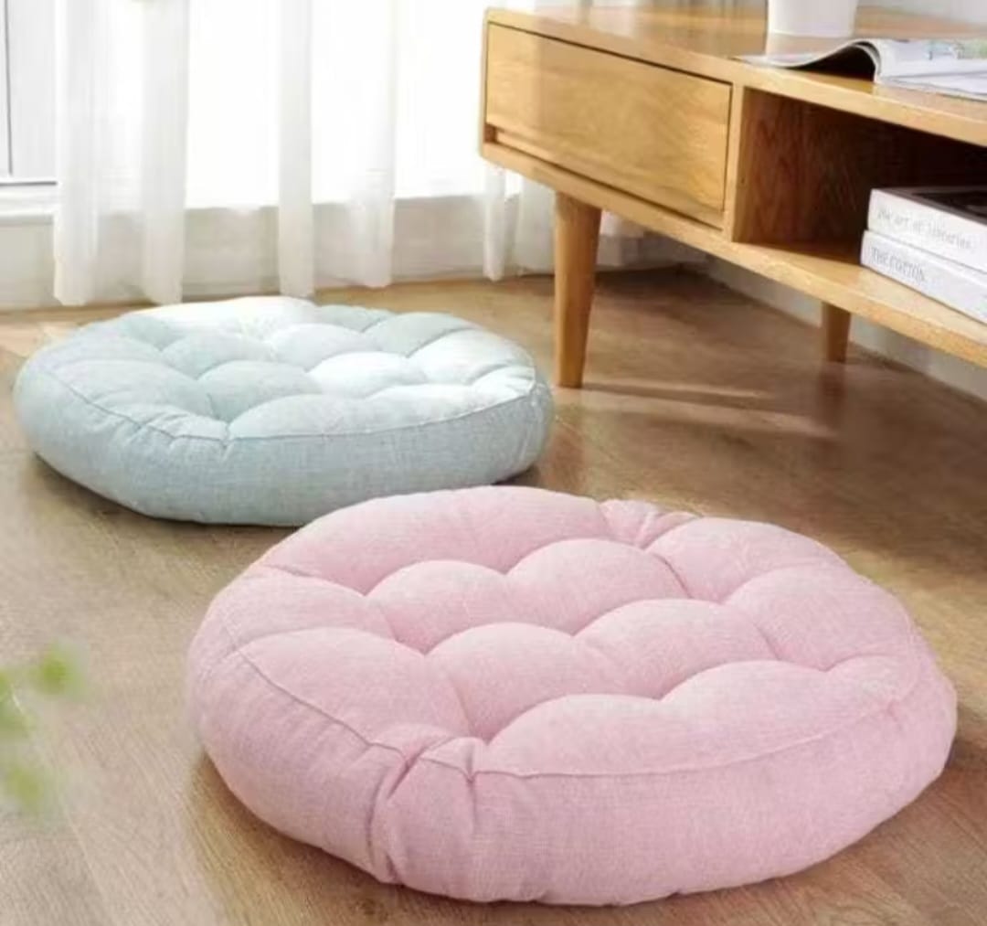 Bantal Alas Duduk Kursi Empuk Bantal Duduk Alas Kursi Bantal Kursi Lesehan Diameter 40Cm