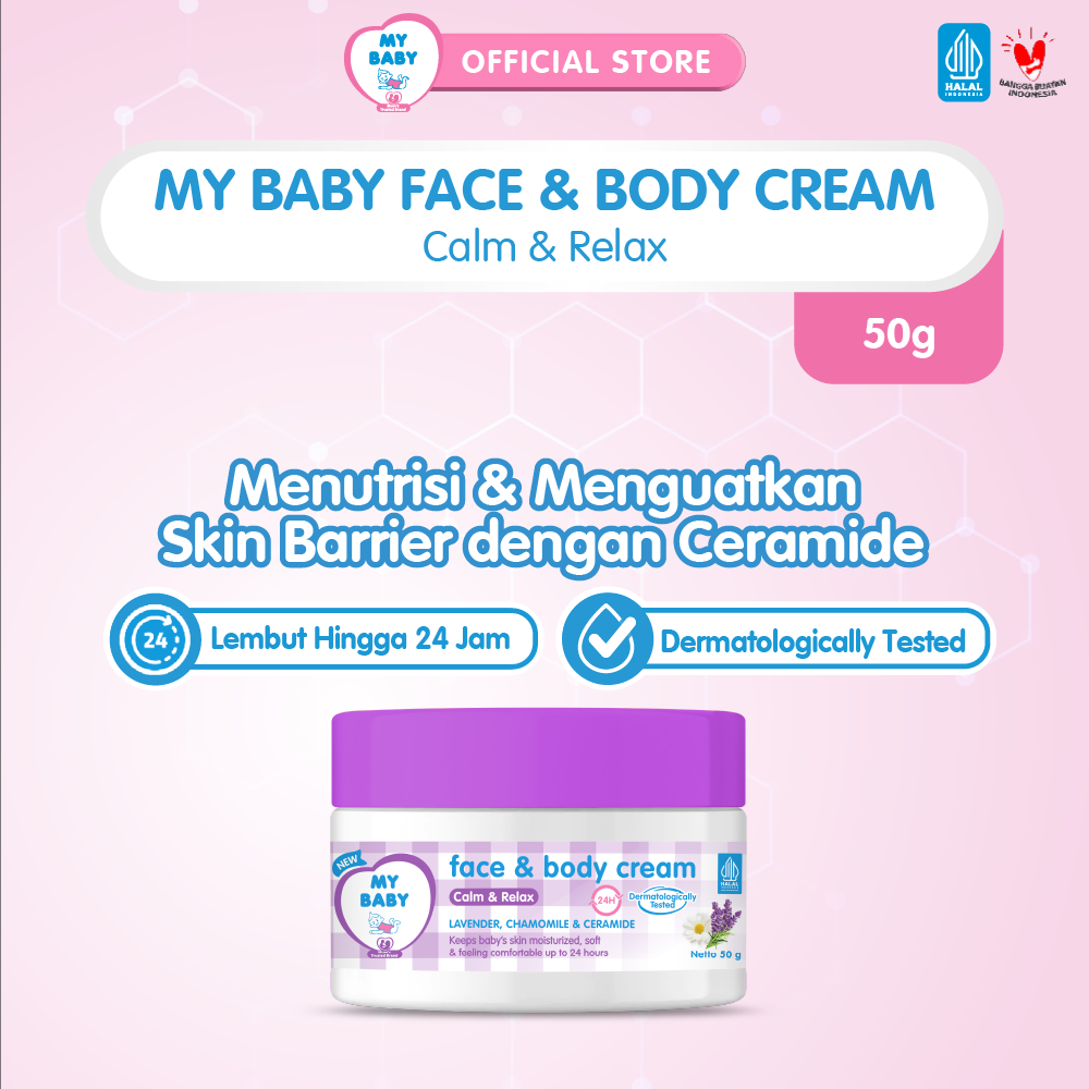 MY BABY Face & Body Cream Calm & Relax 50 g - Exp: 07.2027