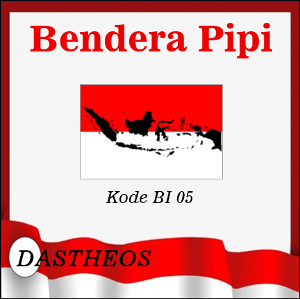 100 PCS Stiker Pipi Bendera Indonesia Merah Putih Waterproof | Sticker Wajah 17 Agustus | Tempelan Pipi Supporter