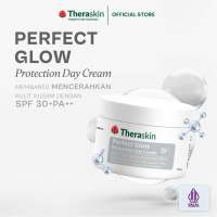 Theraskin Perfect Glow Protection Day Cream - Sunscreen SPF30+ PA++ untuk Kulit Kusam dan Noda Bekas Jerawat dengan Niacinamide Alpha Arbutin dan Vitamin E