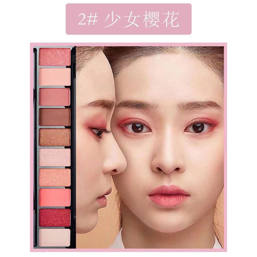 Lameiia 9999 Fashion Matte Eyeshadow Pallet Makeup 10 warna LM