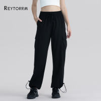 Reytorrm Celana Cargo Olahraga jogger pants wanita Anti UV Polos Sport UPF 50+（CK016）