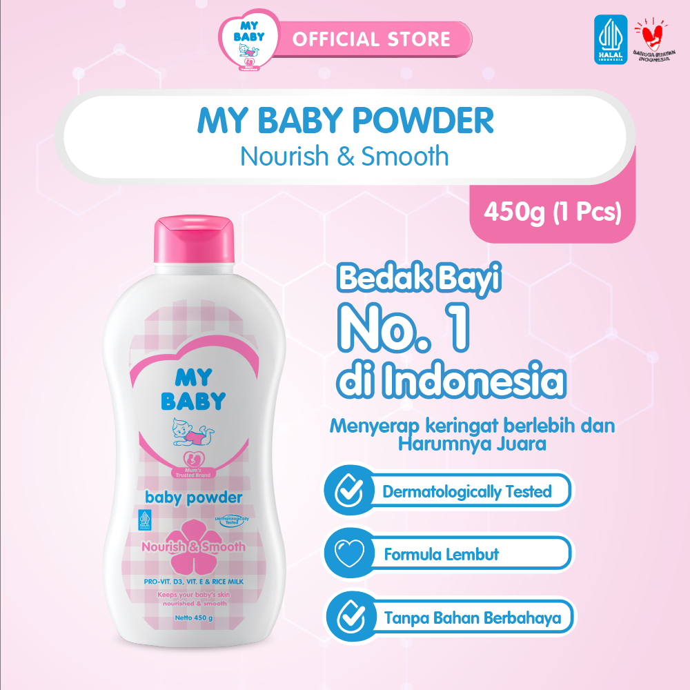 MY BABY Powder Nourish & Smooth 450 g - Exp: 02.2029