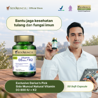 Sido Muncul Natural Vitamin D3 800 IU + K2 Soft Capsule 50 Kapsul