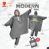Ibex Jas Hujan Ponco Lengan Celana Modern