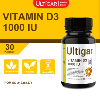 ULTIGAR VITAMIN D3 1000 IU ISI 30 KAPSUL LUNAK SUPLEMEN KESEHATAN