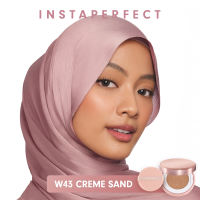 Instaperfect Skincover Air Cushion SPF 50++++ 11g - Make Up Cushion Foundation Blurring Semi Matte Finish (Real Skin Buildable Coverage Transferproof Non Comedogenic)- Bedak Foundation Wajah Tahan Lama