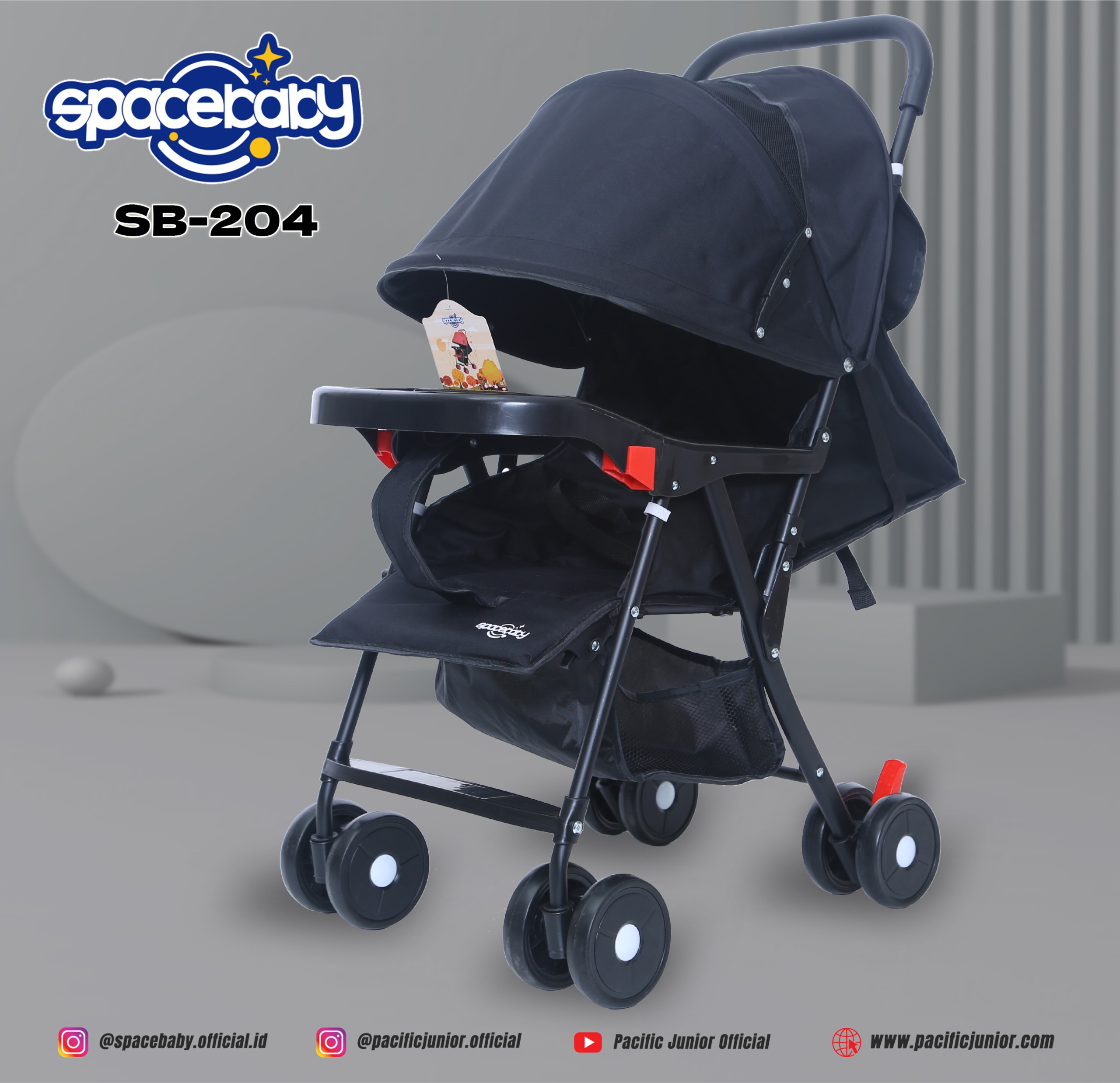 Stroller Spacebaby SB 204 Kereta Dorong Space Baby SB 214 // SB 215 // 338 // 214SK // 215SK // 204SK