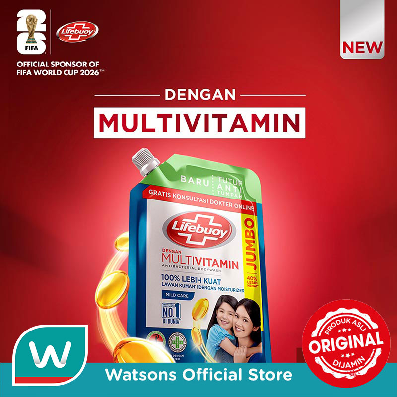 Lifebuoy Body Wash Mild Care Refill 825ml