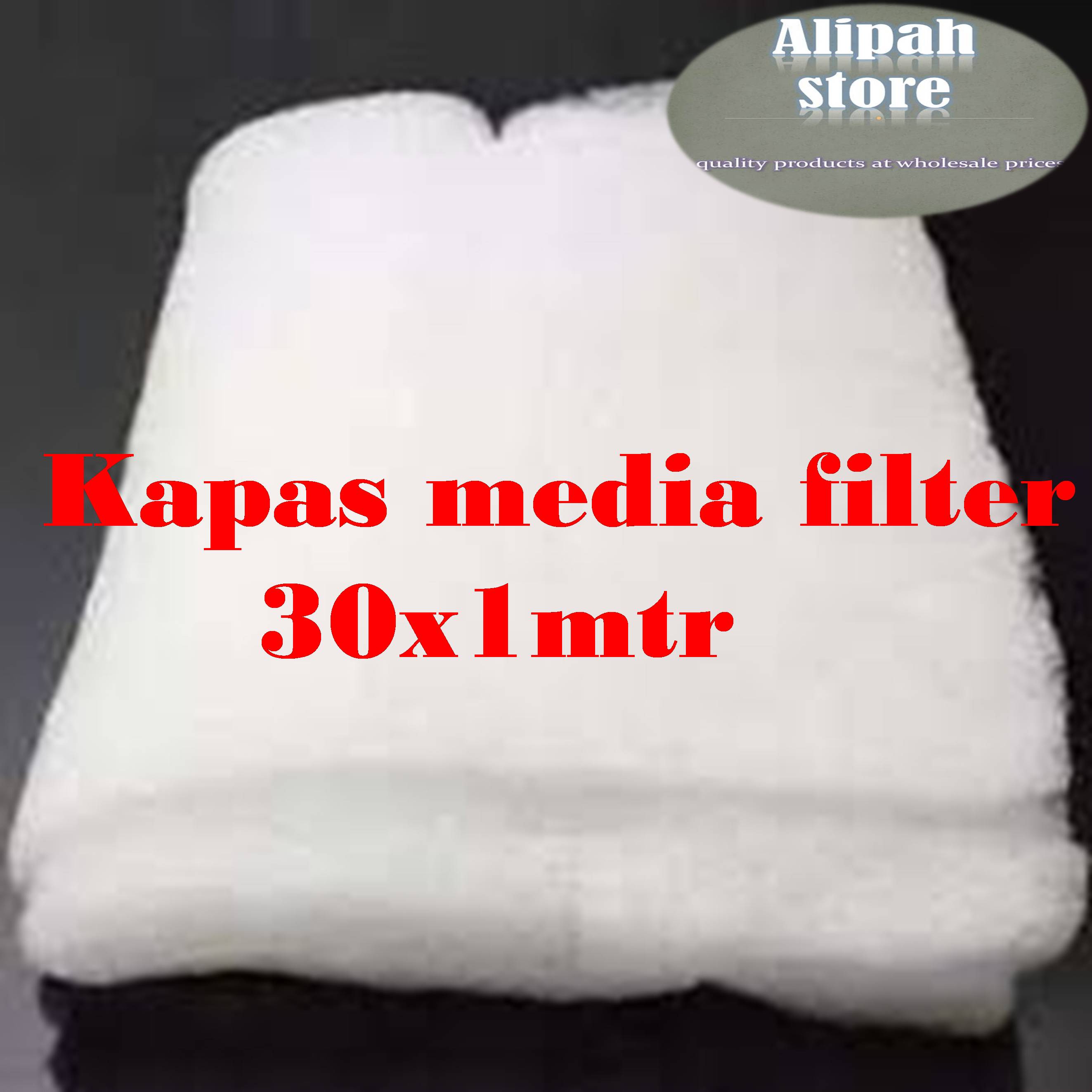 kapas filter 30x1mtr untuk aquarium