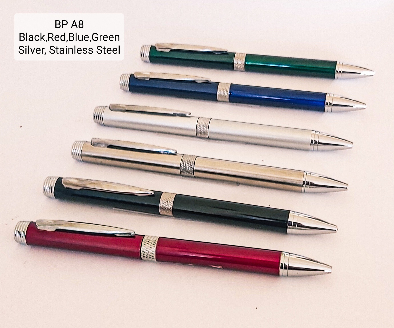 Pen Metal Eksklusif BP A8 ballpoint promosi Pulpen bestseller Grosir Pen Bolpoin Unik Ball Pen