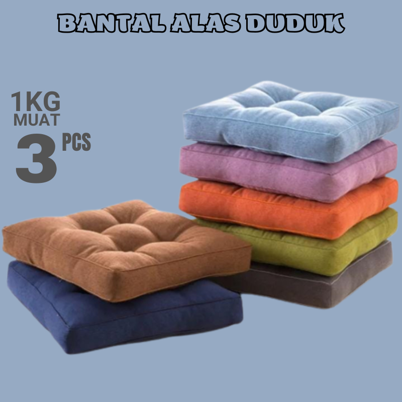 Bantal Duduk Empuk Ukuran 50 cmx50cm Kursi Soffa Dan Lesehan Terpopuler dewasa dan anak anak bahan super lembut