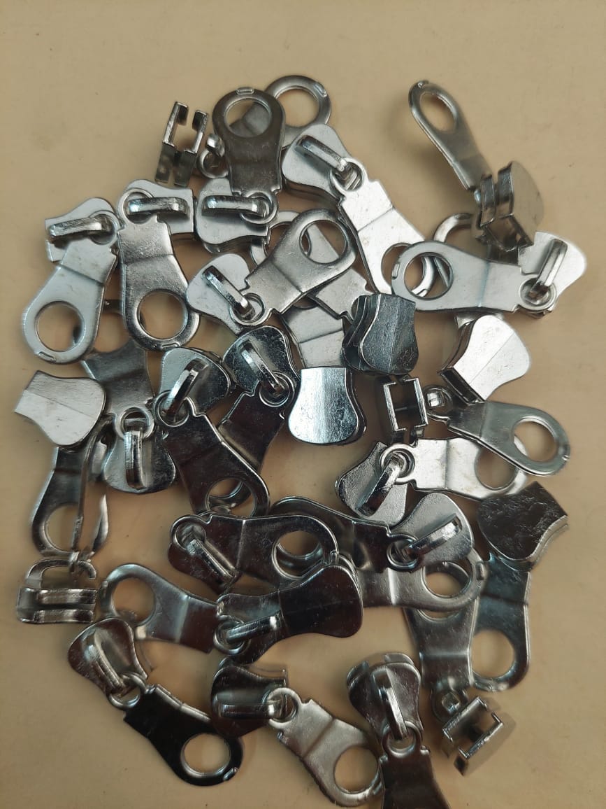 12 BIJI KEPALA RESLETING BESI 12 PCS KEPALA ZIPPER BESI AKSESORIS TAS AKSESORIS DOMPET AKSESORIS JAKET ALAT KERAJINAN UMUM